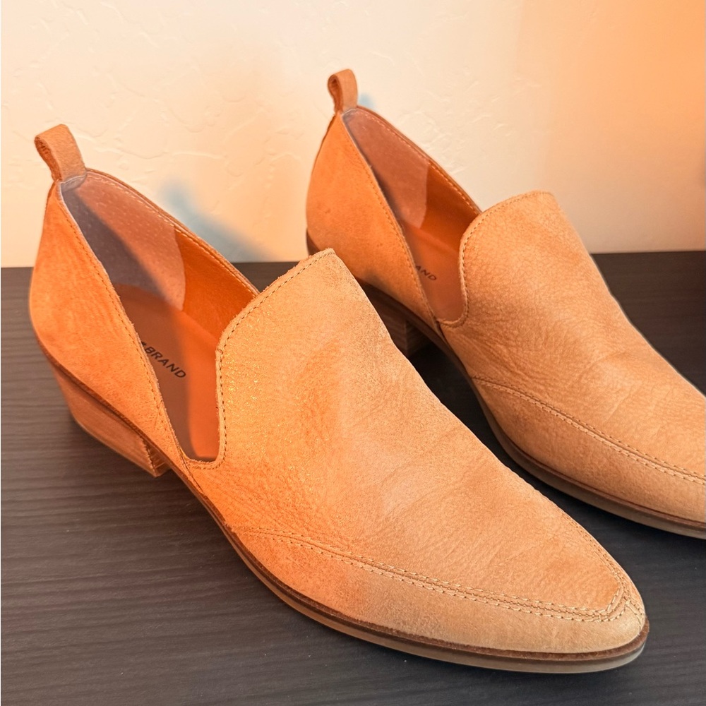 Tan Suede Womens Loafers